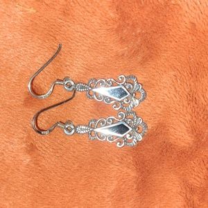 Vintage onyx earrings